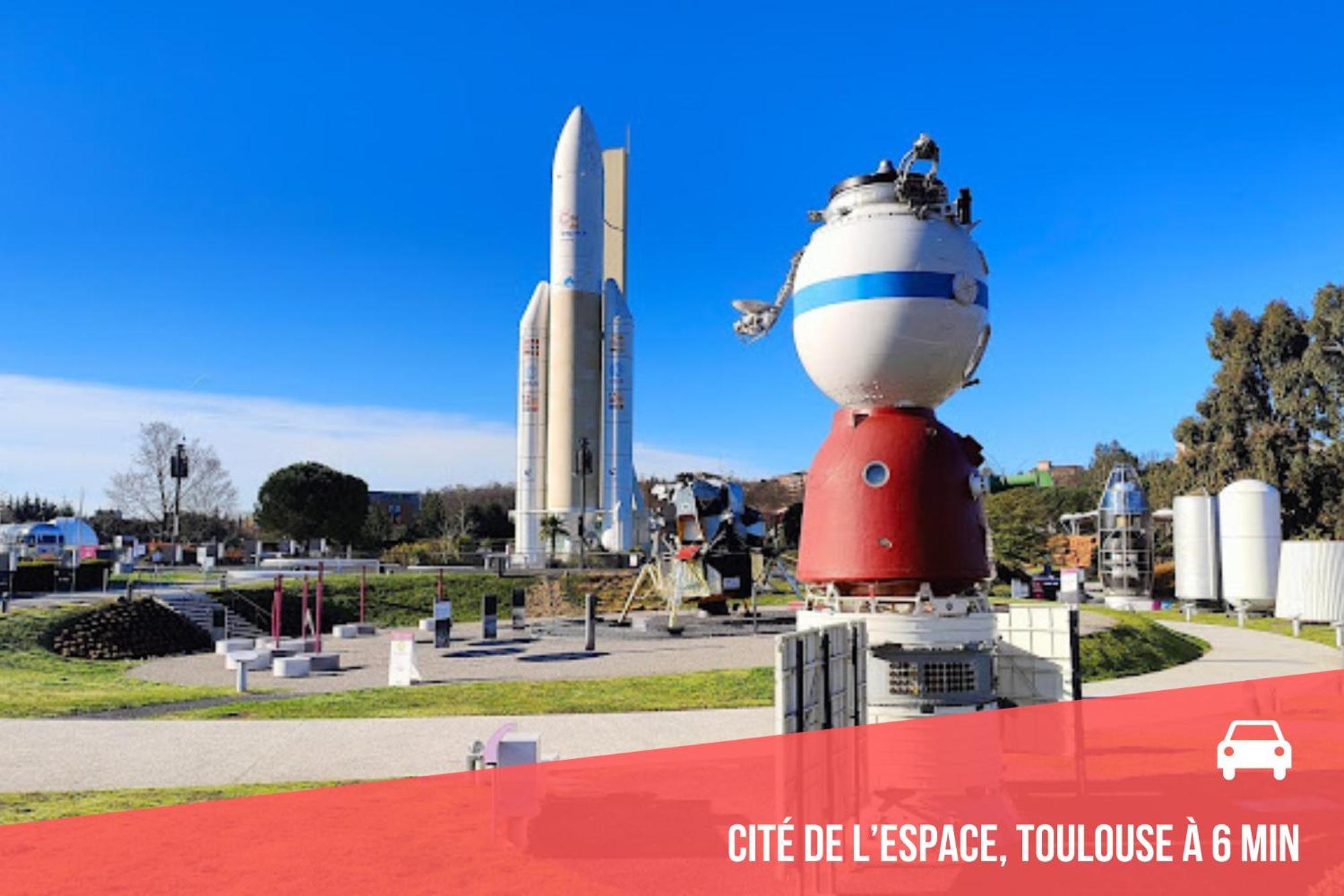 " Cote Parc " Cite De L'Espace - Balcon - Piscine Тулуза Экстерьер фото